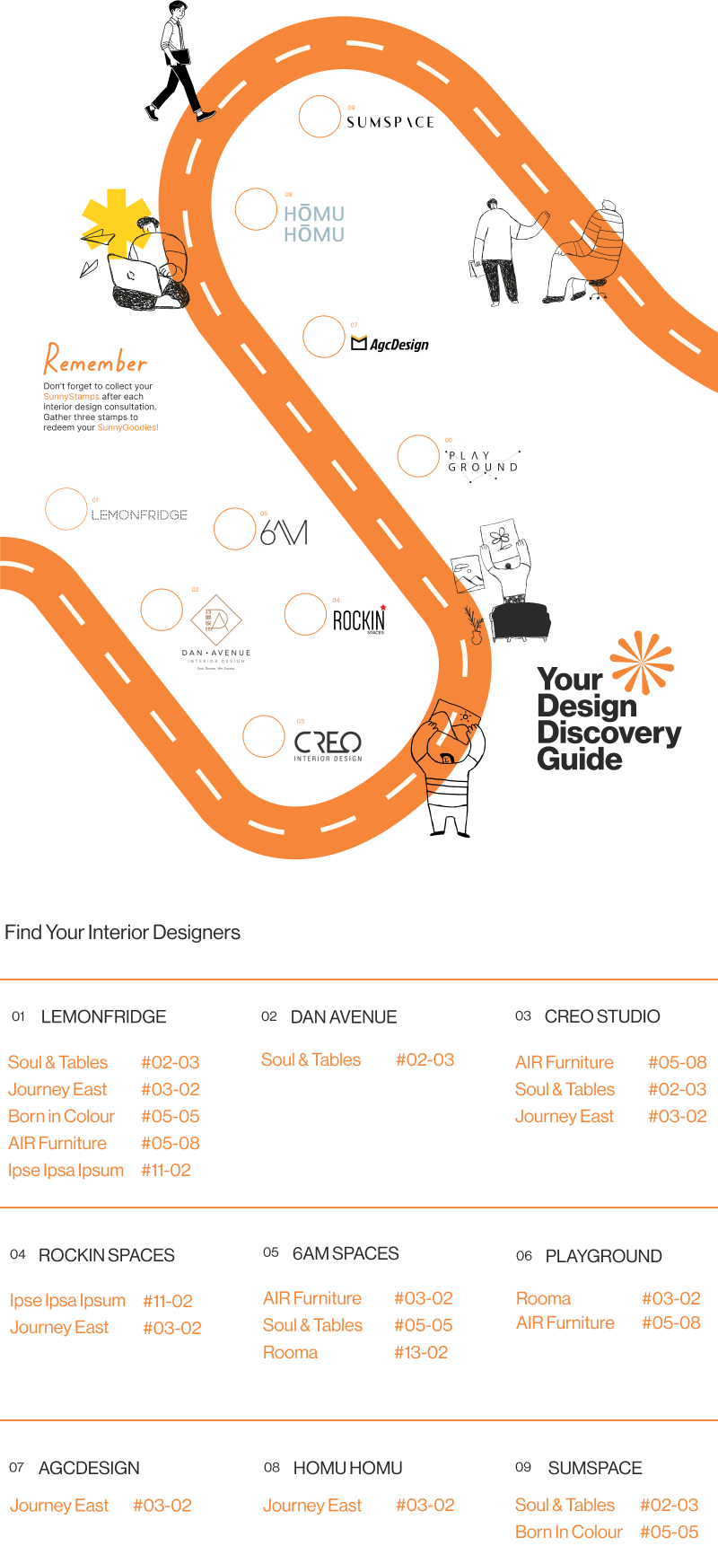 SunnySide Home Affair Event Map